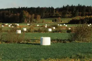 Anwendung der Stretchfolienanlage in der landwirtschaftlichen Silage