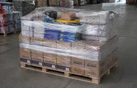 Application de la Ligne de production de film étirable dans la stabilisation de palettes de vrac