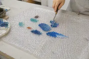 氣泡布整廠設備:將氣泡膜作為調漆墊布之應用