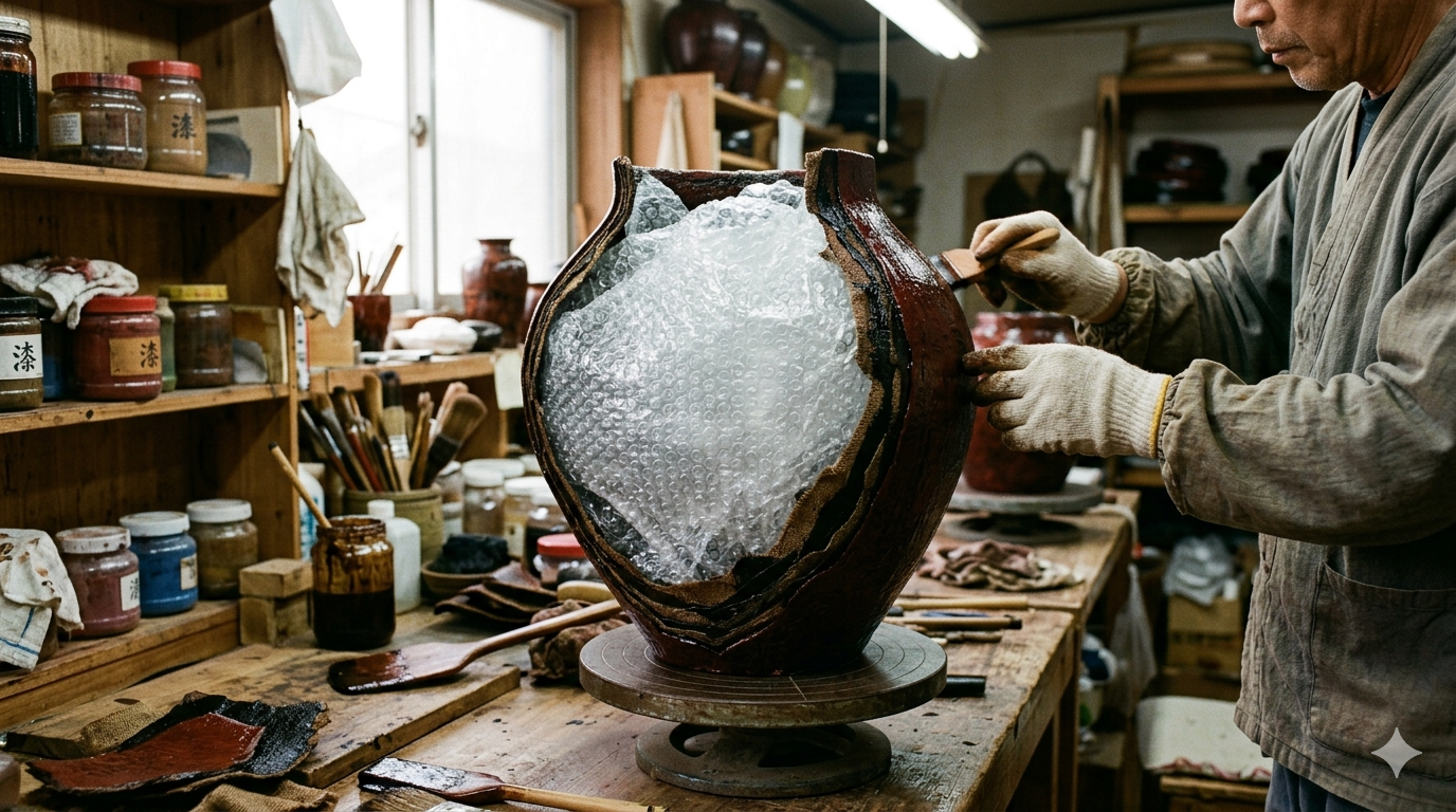 Bubble Film Manufacturing Machine: Using Bubble Film as Internal Filler for Lacquerware