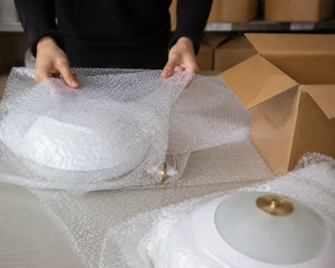 氣泡布整廠設備如何保護運輸過程中的易碎燈具