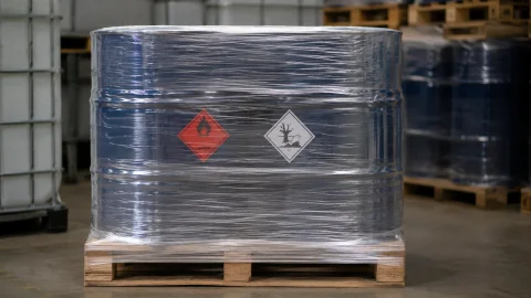 Erweiterte Cast-Stretchfolienanlage für die Verpackung Gefährlicher Güter
