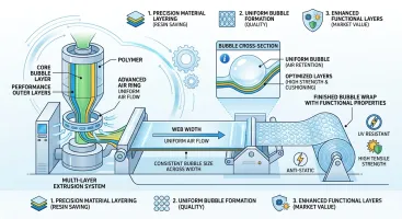 How a Bubble Film Extrusion Machine Can Grow Your Packaging Business