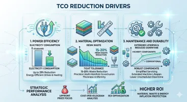  เครื่องจักรผลิตพลาสติกกันกระแทก: อธิบายต้นทุนการเป็นเจ้าของทั้งหมด (TCO)