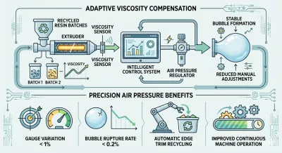 Air Pressure Control in Bubble Film Production