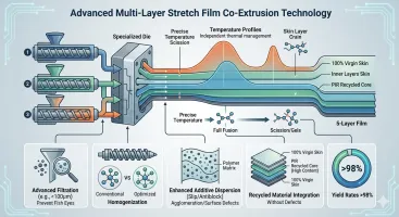 Résoudre les Problèmes de Gels et d'Yeux de Poisson sur une Machine de Production de Film Étirable