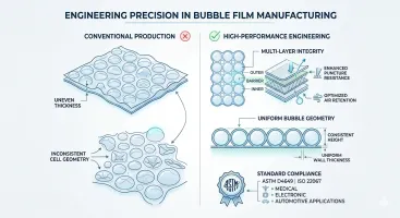 Pourquoi un Équipement de fabrication de film à bulles haute performance est adapté aux marchés d'exportation