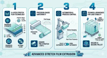 How Stretch Film Extrusion Machine Improve Product Competitiveness
