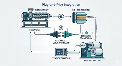 How Modular Design Shortens Installation Cycles for Stretch Film Extrusion Machine