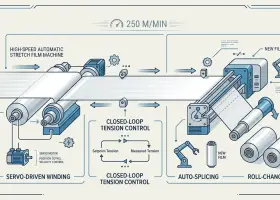 Maximizing Output: Analyzing the 250m/min High-Speed Stretch Film Extrusion Machine