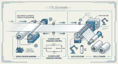 Maximizing Output: Analyzing the 250m/min High-Speed Stretch Film Extrusion Machine