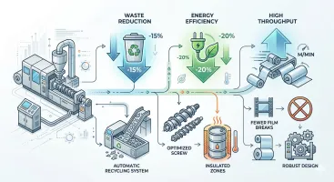 The Global Demand for LLDPE Stretch Film Extrusion Machine