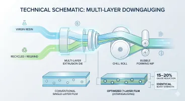 How to Reduce Per-Roll Cost in Mass Bubble Film Production