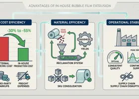 Why High-Volume Packaging Manufacturers Should Shift to In-House Bubble Film Extrusion Machine