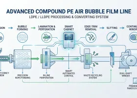 Arbeidsbesparende Automatisering in Moderne Industriële apparatuur voor luchtkussenfolie