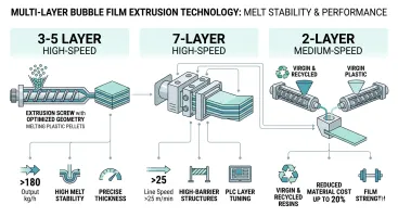 Why Sourcing Bubble Film Extrusion Machine from China Manufacturers Is Secure and Profitable