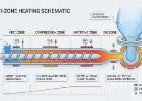 Het Principe van Multi-Zone Verwarming in Industriële apparatuur voor luchtkussenfolie
