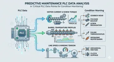 Predictive Maintenance for Stretch Film Extrusion Machine: What PLC Data Tells You