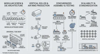 Fast Lead Times: How China Factories Deliver Bubble Film Extrusion Machine Quicker