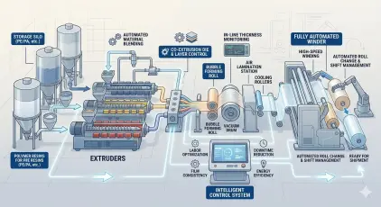 Labor-Saving Automation: How to Operate a Bubble Film Extrusion Machine with Fewer Staff
