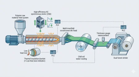 Reducing Energy Consumption: 4 Ways to Make Your Stretch Film Extrusion Machines Energy-Efficient