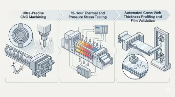 How Leading Chinese Factories Do Quality Control for a Stretch Film Extrusion Machine