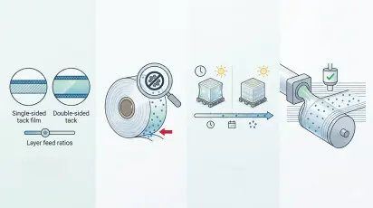 Stretch Film Extrusion Machines: Controlling PIB Cling Layer