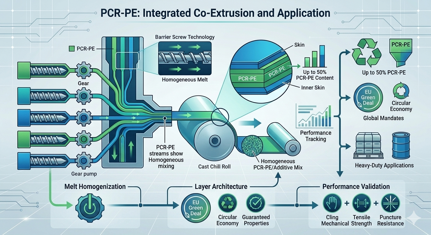 Stretch Film Making Machine: Advantages of Using PCR-PE Raw Materials