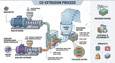 Technical Significance of the Auxiliary Extruder Motor in Bubble Film Making Machine