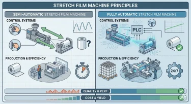 Automatic vs. Semi-Automatic Stretch Film Making Machine: What’s the Difference?
