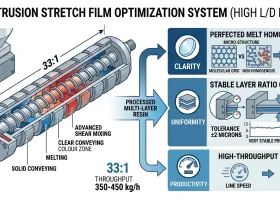 Physical Impact of Screw L/D Ratio on Stretch Film Clarity