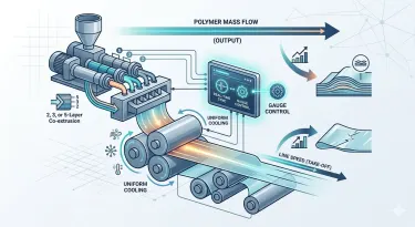 Understanding Line Speed vs. Extrusion Output in Stretch Film Making Machine
