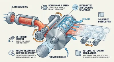 The Role of Forming Roller in Bubble Film Making Machine Explained
