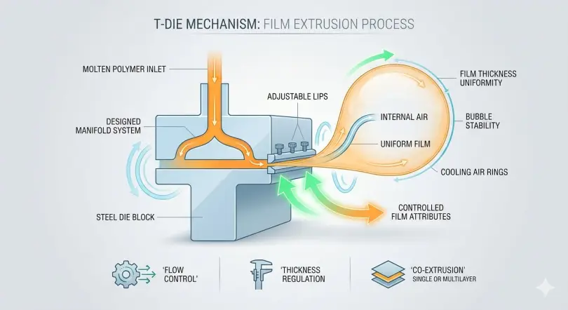 Decoding the T-Die Mechanism in Bubble Film Making Machine