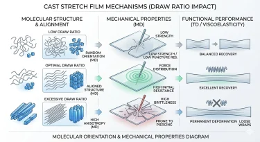 How Stretch Film Making Machine Draw Ratio Affects Film Puncture & Recovery