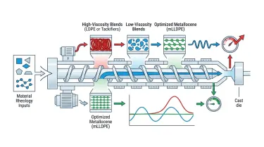 How Formulation Affects Extrusion Pressure in Stretch Film Making Machine