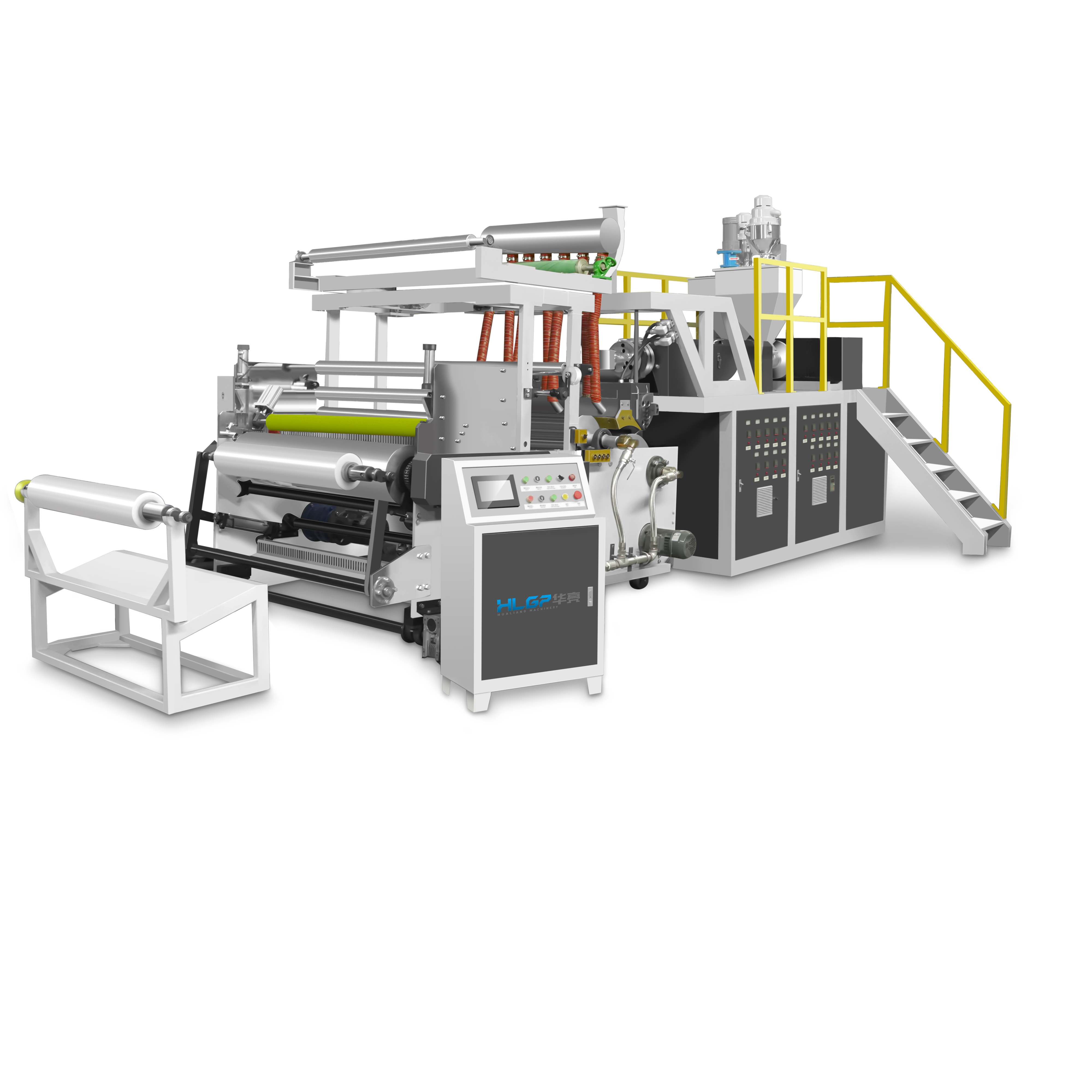 Semi-Automatic Stretch Film Machine